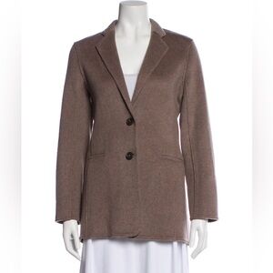Jenni Kayne Wool Cashmere Coat | Light Brown / Mocha | Size Small